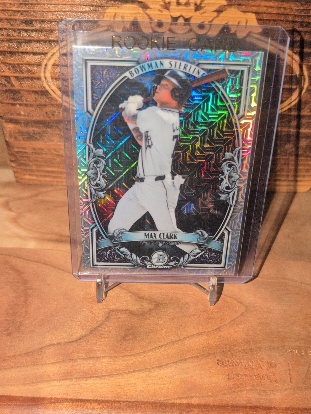 2026 Bowman Chrome Sterling Max Clark Mojo Refractor Rookie Card Tigers